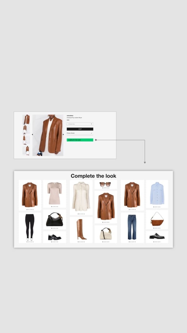 COMPLETE THE LOOK. LOOKERZ WIDGET