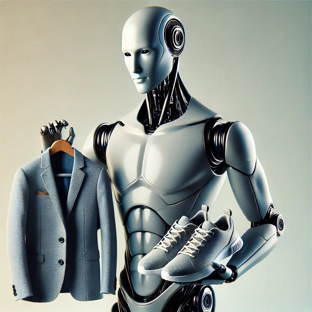Robot chooses outfits. Lookerz widget for fashion online stores. Outfits generator